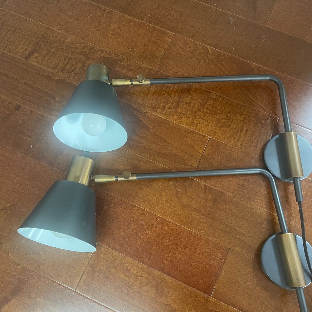 2 x Plug in wall sconces (lighting) - $250 for the pair